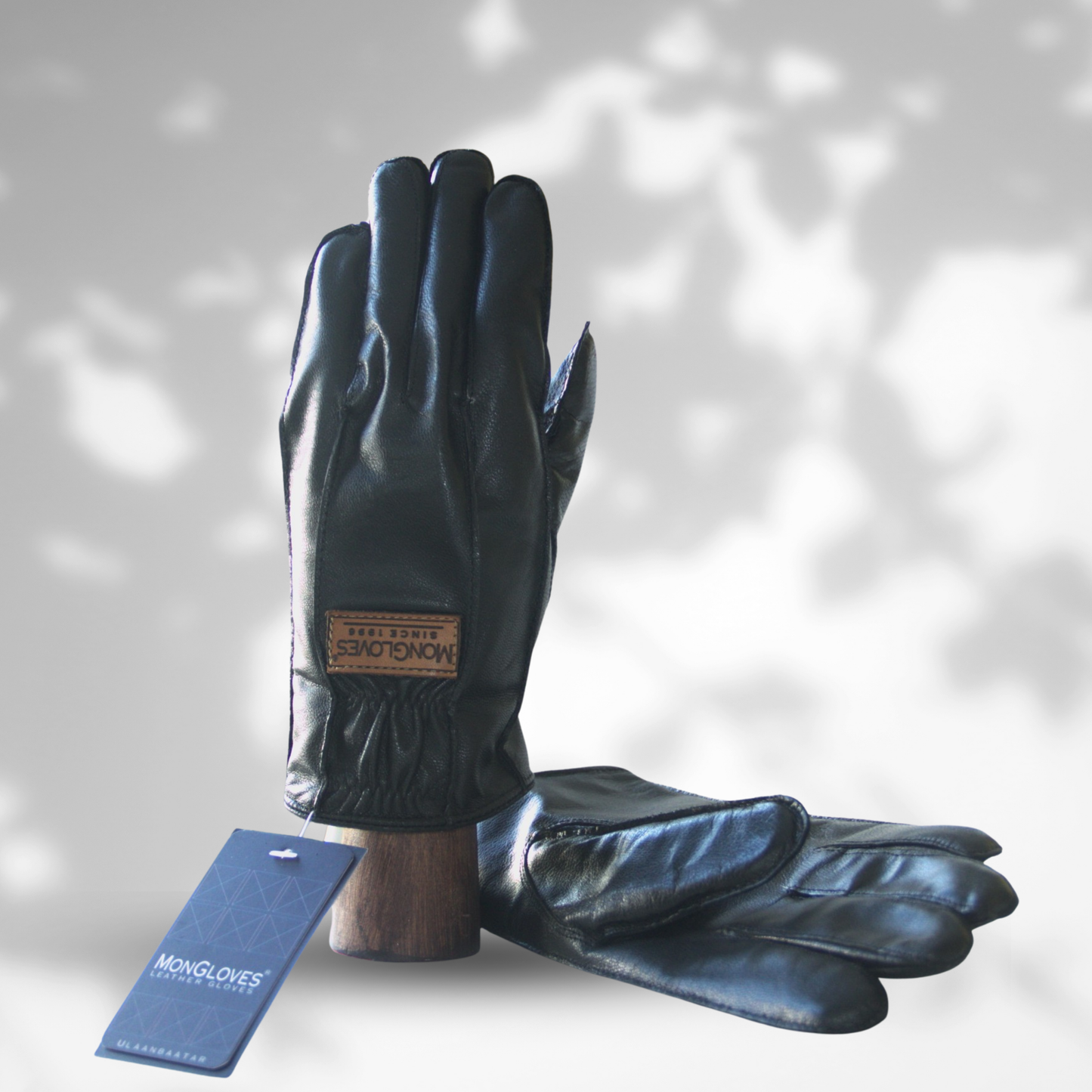 Wool-Lined Leather Gloves