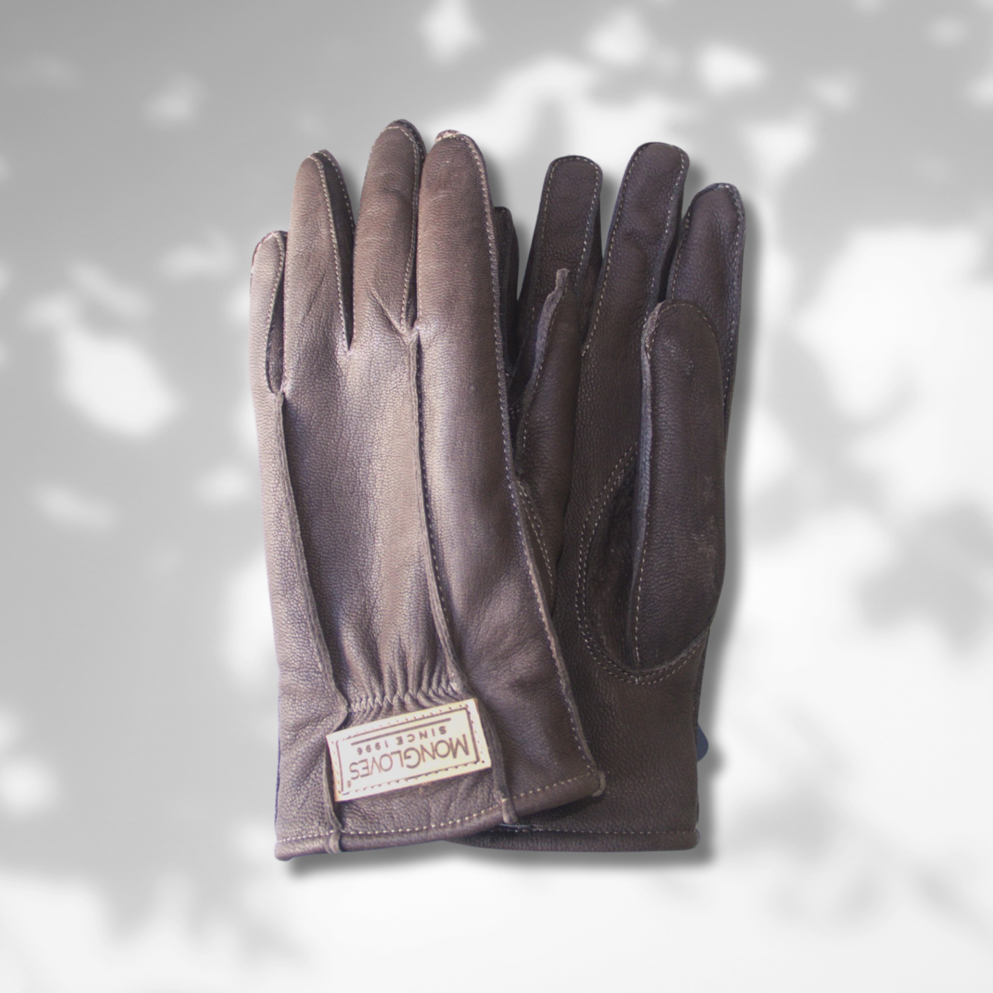 Wool-Lined Leather Gloves
