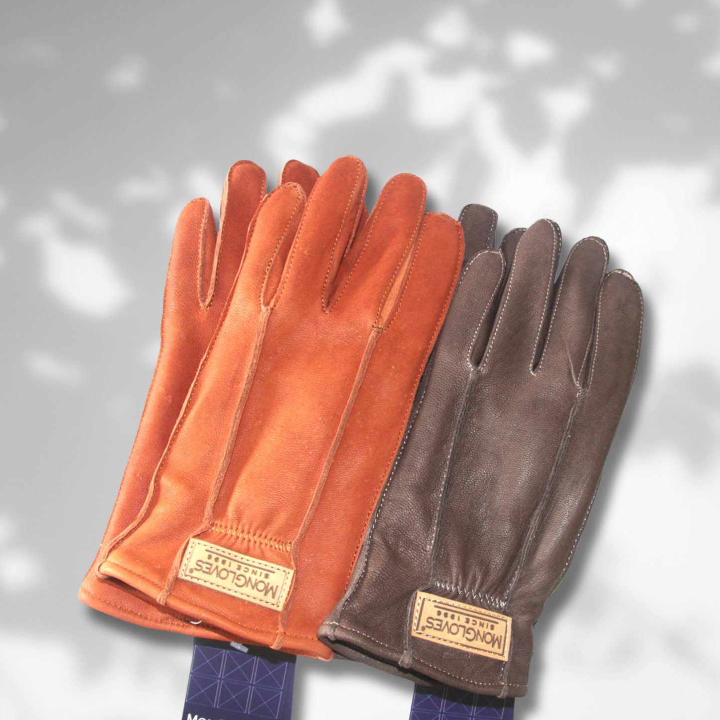 Wool-Lined Leather Gloves