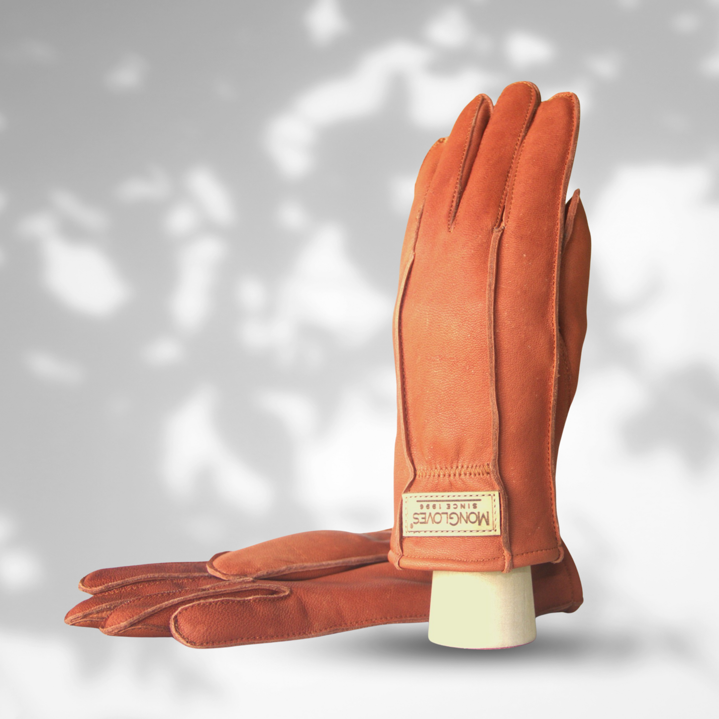 Wool-Lined Leather Gloves