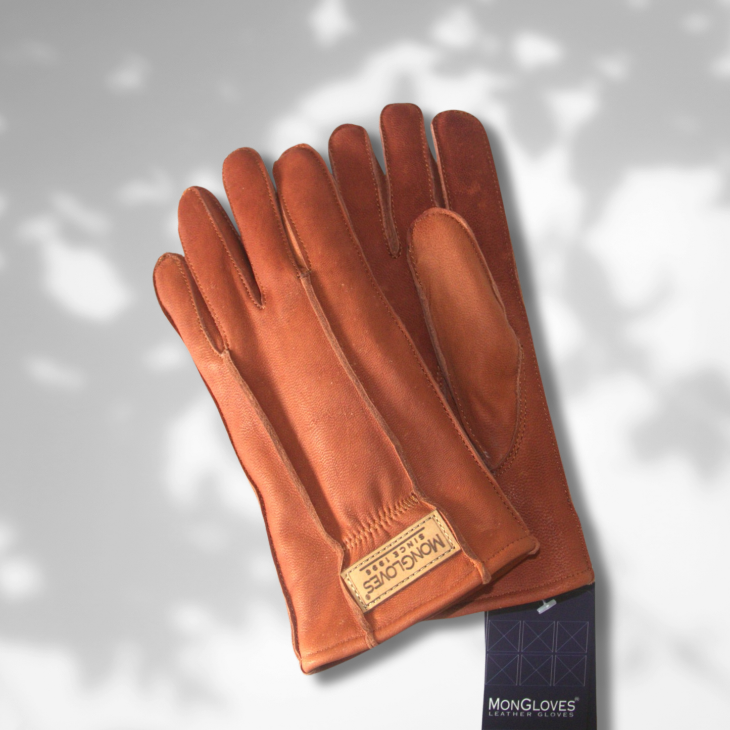 Wool-Lined Leather Gloves