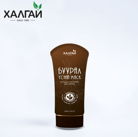 Khalgai anti-grey hair mask with NETTLE