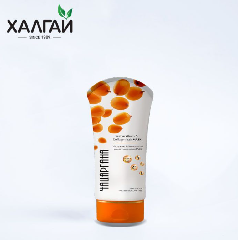 Khalgai seabuckthorn and collagen hair mask