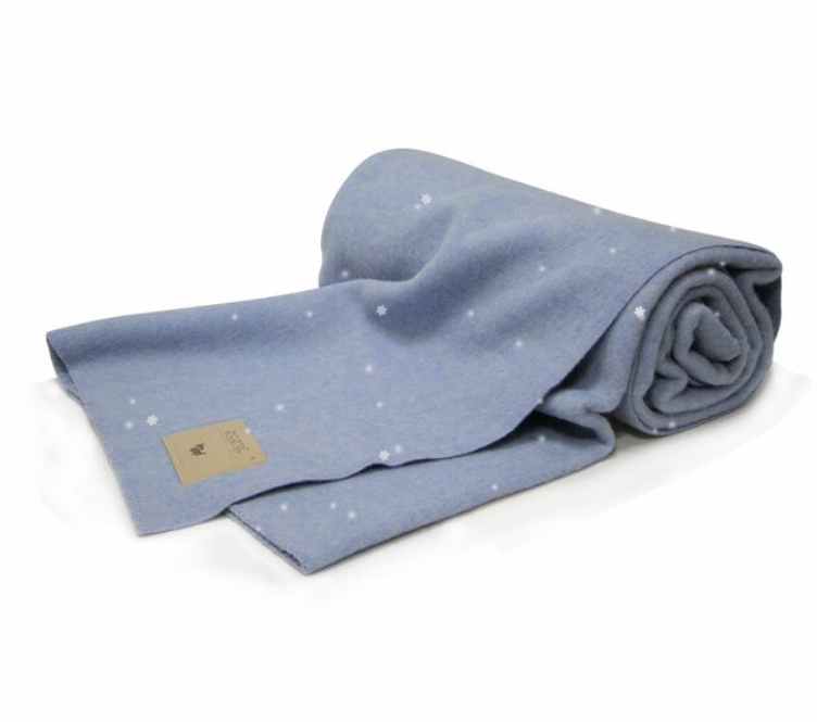 Organic sheep wool blanket